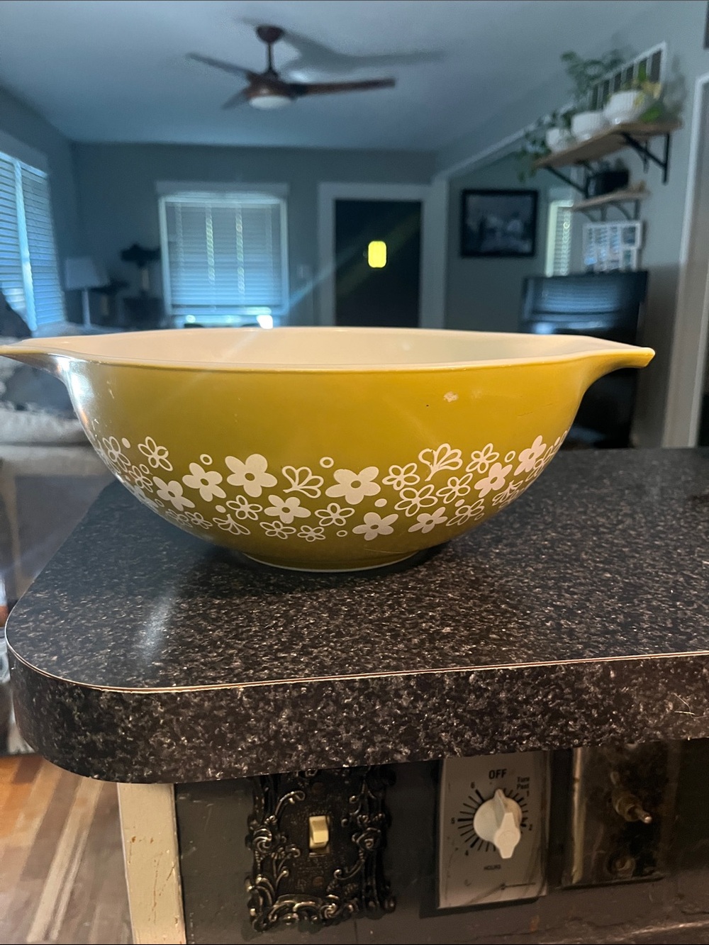 Floral Mixing Bowl - Vintage Style